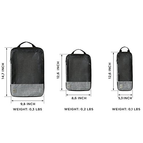 VASCO Compression Packing Cubes for Travel