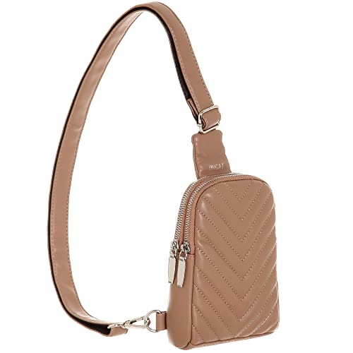 INICAT Travel Small Sling Bag Leather Crossbody Bags for Women Fanny Packs Cross Body Bag for Woman Cross Body Purses