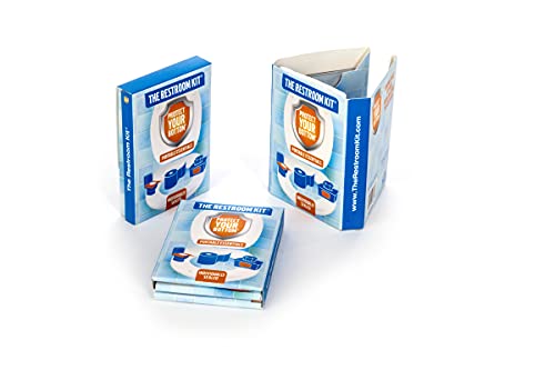 Great for travel (12-Pack) Portable Disposable Oversized Toilet Seat Cover, 3ft 3Ply Toilet Paper, Hand & Flushable Tush Wipe.