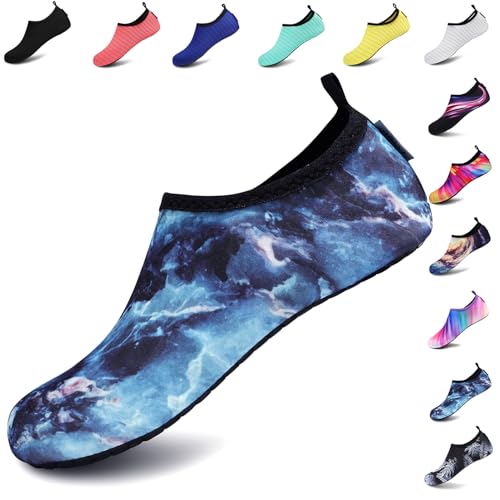 VIFUUR Water Sports Shoes Barefoot Quick-Dry Aqua Yoga Socks Slip-on for Men Women