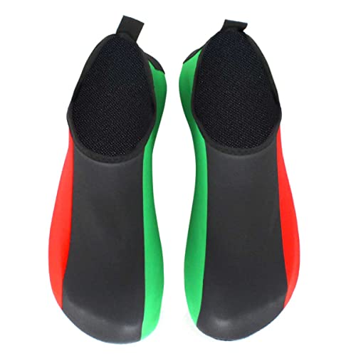 Water Shoes for Women and Men Quick-Dry Swim Beach Shoes for Outdoor Surfing Yoga Exercise Jamaica Flag Caribbean Reggae Rasta
