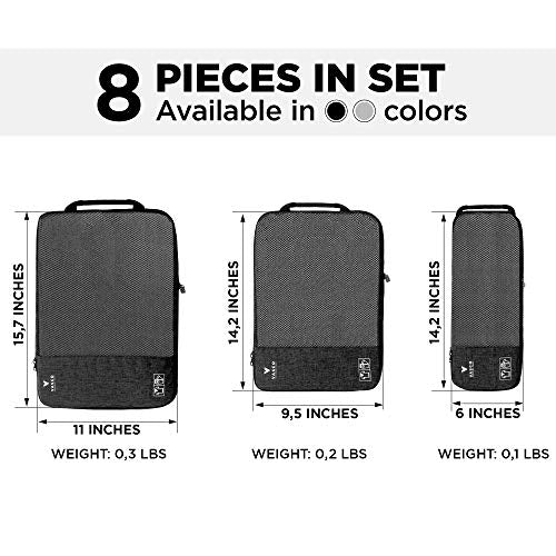 VASCO Compression Packing Cubes for Travel