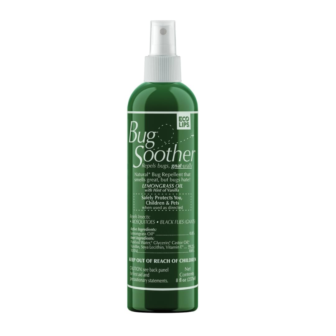 Bug Soother Spray (3, 4oz) - Natural Mosquito, Gnat & Insect Deterrent & Repellent with Essential Oils - 100% DEET-Free Safe for Adults, Babies, Pets, & Environment - Made in USA - Includes 1 oz