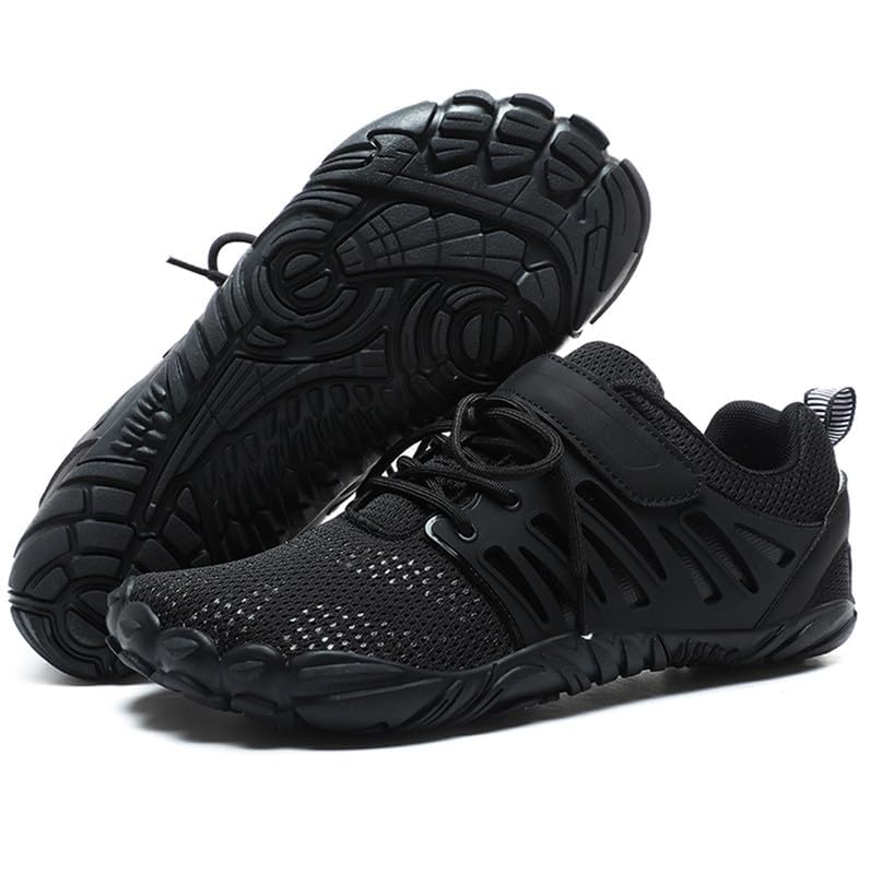 Barefoot Shoes Men Wide Toe Box Zero Drop Water Shoes Men for Gym Workout Minimalist Weightlifting Cross-Trainer Running Hike Grounded Footwear