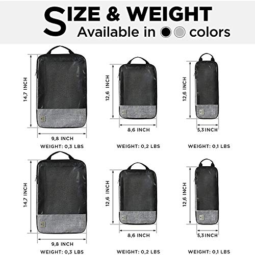 VASCO Compression Packing Cubes for Travel
