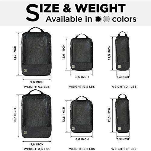 VASCO Compression Packing Cubes for Travel
