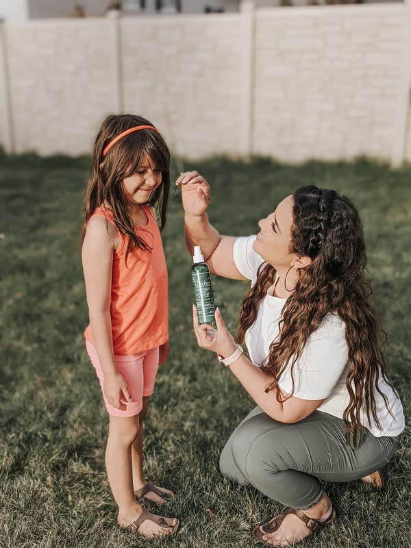 Bug Soother Spray (3, 4oz) - Natural Mosquito, Gnat & Insect Deterrent & Repellent with Essential Oils - 100% DEET-Free Safe for Adults, Babies, Pets, & Environment - Made in USA - Includes 1 oz