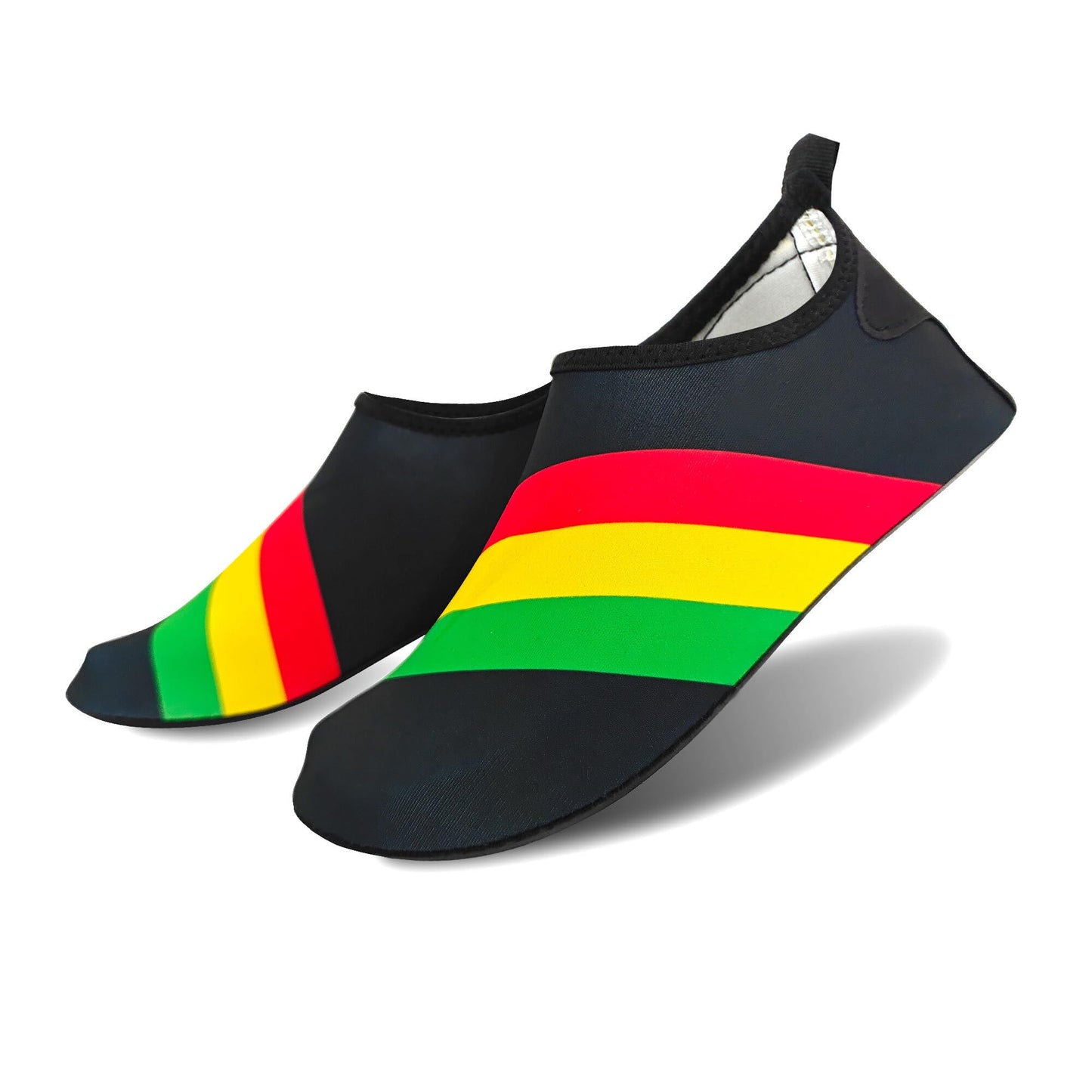 Water Shoes for Women and Men Quick-Dry Swim Beach Shoes for Outdoor Surfing Yoga Exercise Jamaica Flag Caribbean Reggae Rasta