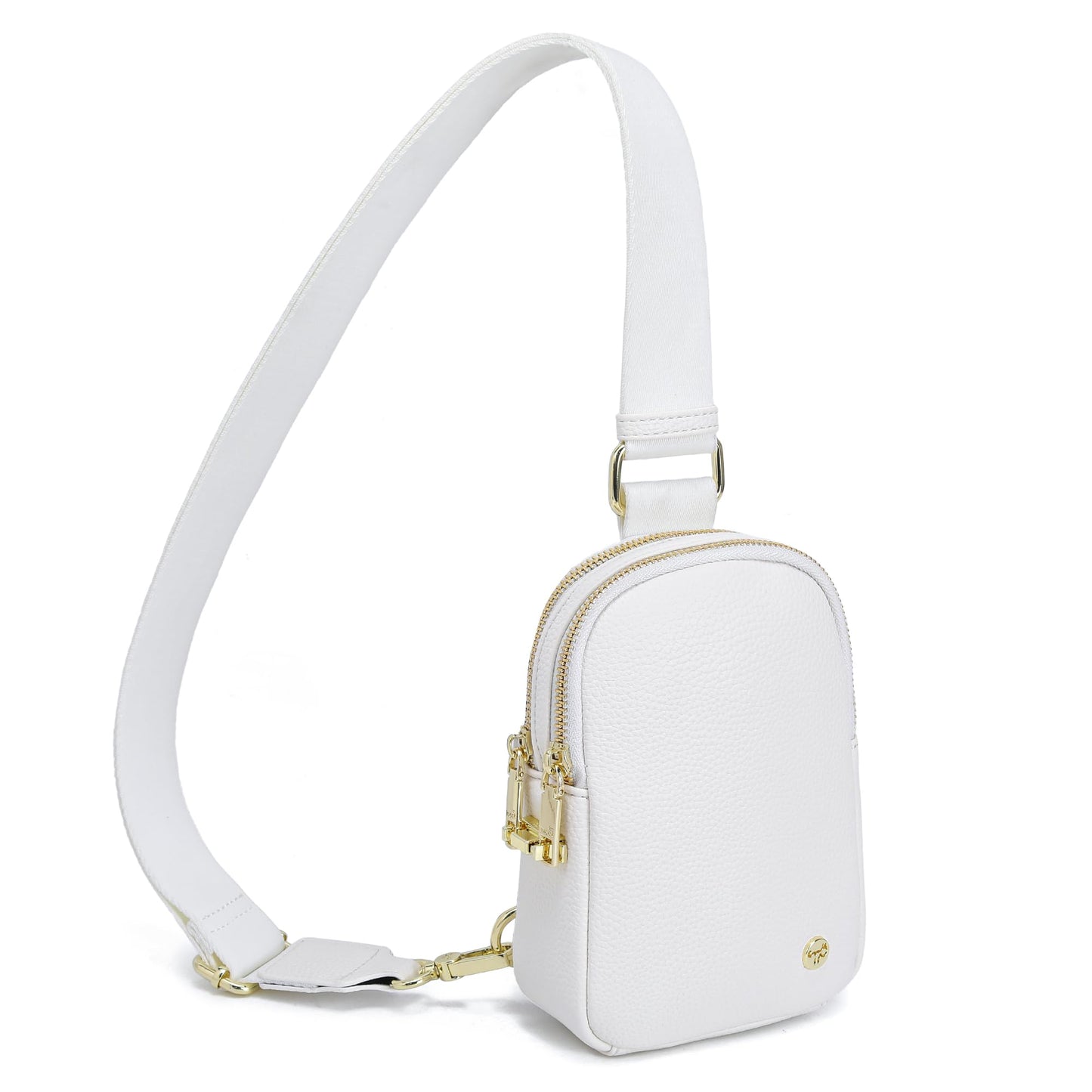 INICAT Travel Small Sling Bag Leather Crossbody Bags for Women Fanny Packs Cross Body Bag for Woman Cross Body Purses
