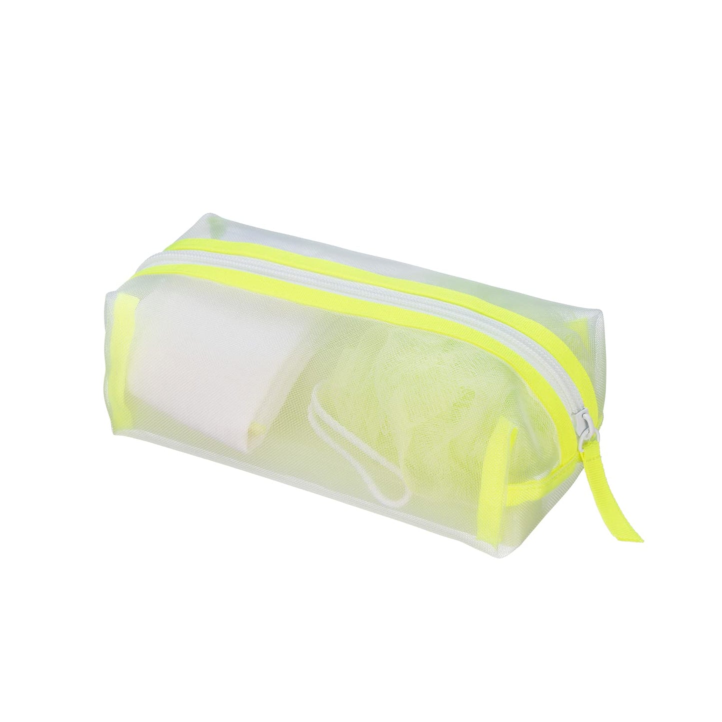 Travel Essentials 5 Piece Bath Accessory Kit, Bath Accessories with Toiletry Bag, Doop Kit (Lime)