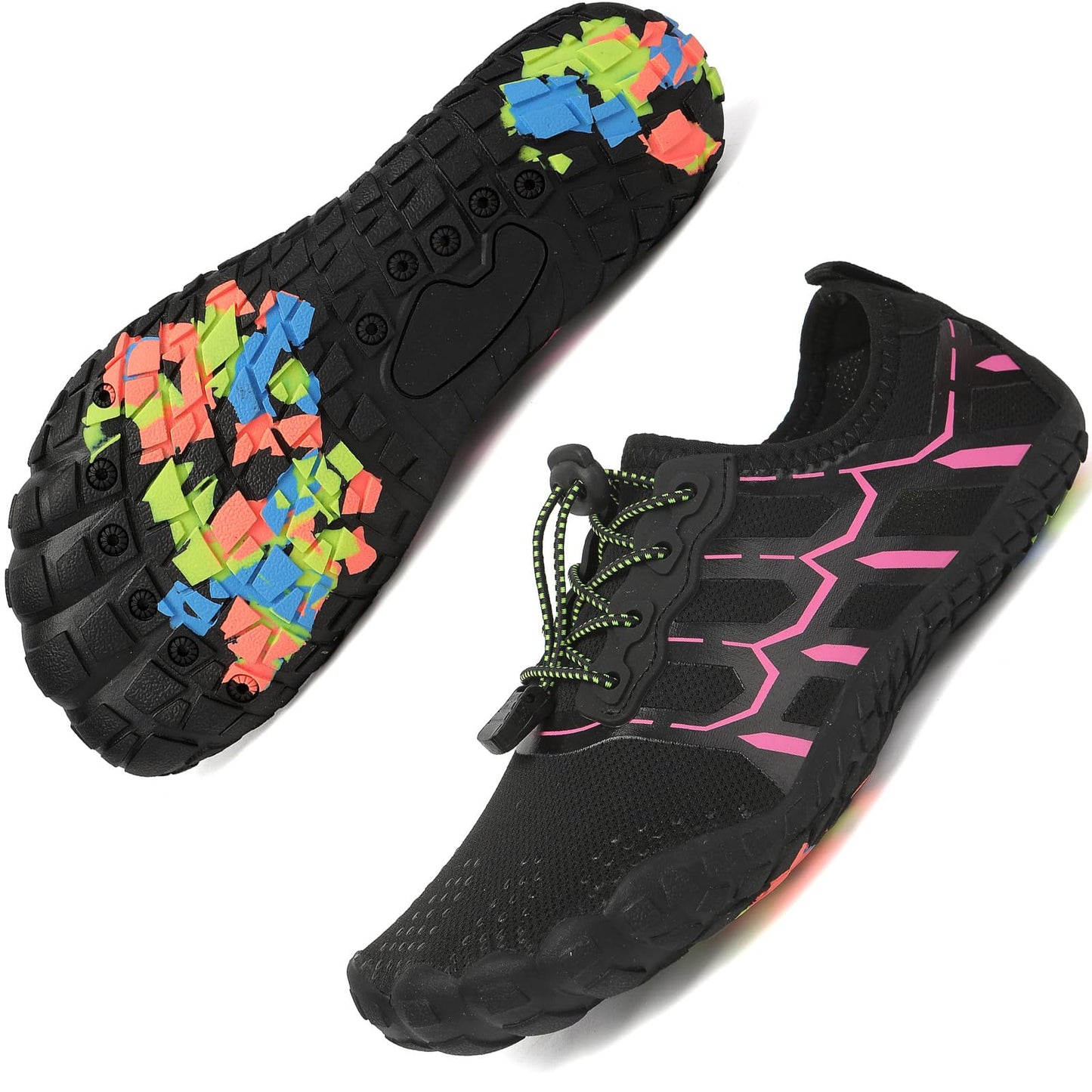 Quick Dry Barefoot Beach & Pool Shoes - Slip-on for Women & Men, Surf, Yoga & Water Sports