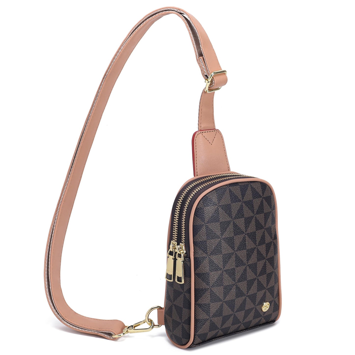 INICAT Travel Small Sling Bag Leather Crossbody Bags for Women Fanny Packs Cross Body Bag for Woman Cross Body Purses