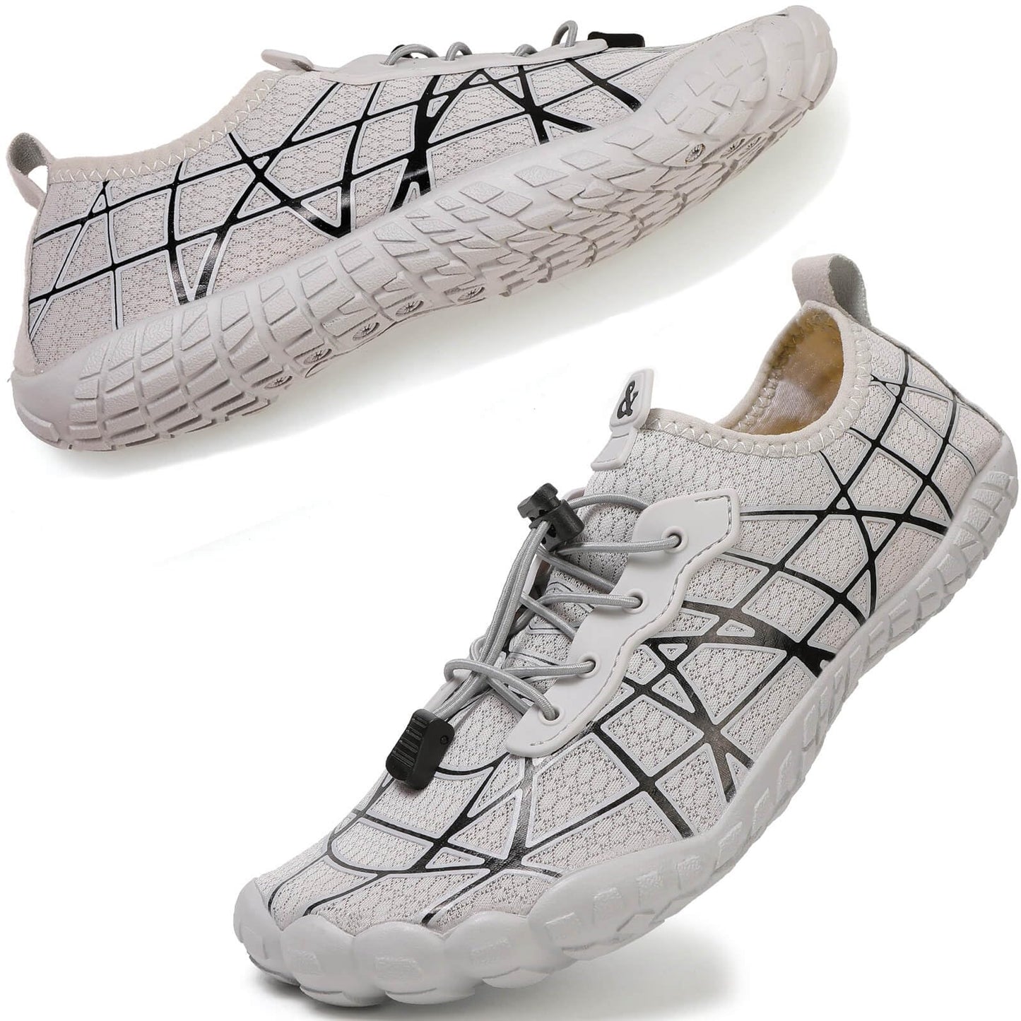 Quick Dry Barefoot Beach & Pool Shoes - Slip-on for Women & Men, Surf, Yoga & Water Sports