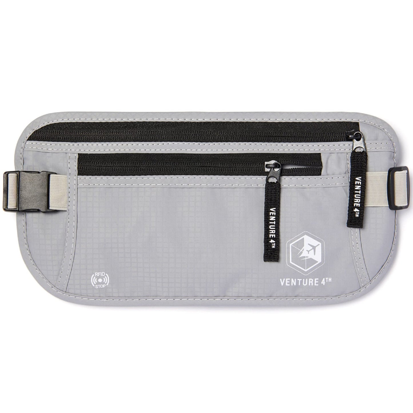 VENTURE 4TH Travel Money Belt - RFID Blocking (Gray)
