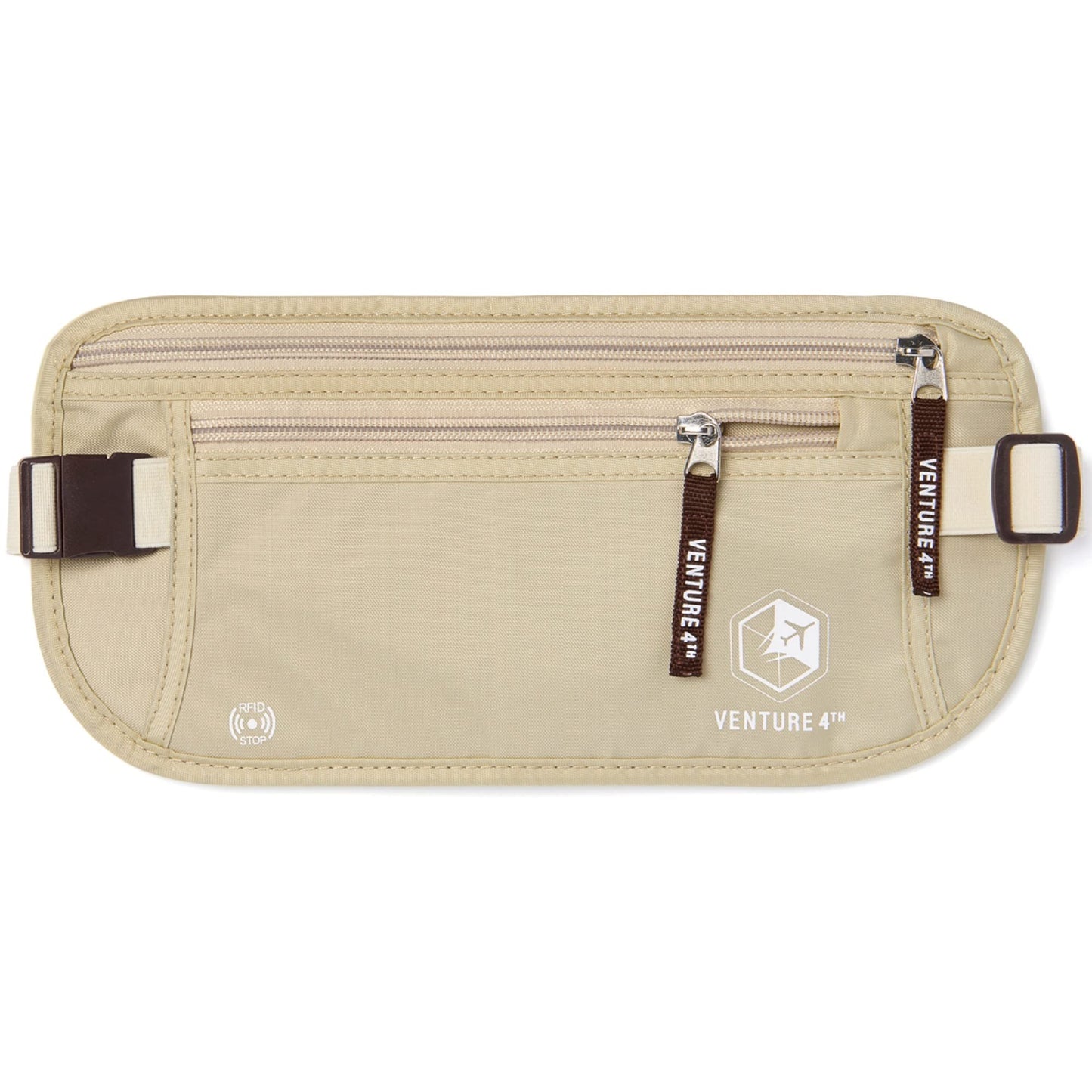 VENTURE 4TH Travel Money Belt - RFID Blocking (Gray)