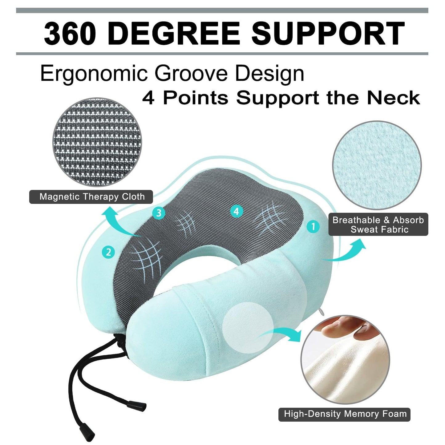 Travel Pillow and Blanket Set Neck Pillows Travel Essentials with Sleep Mask for Airplane Car Memory Foam Pink