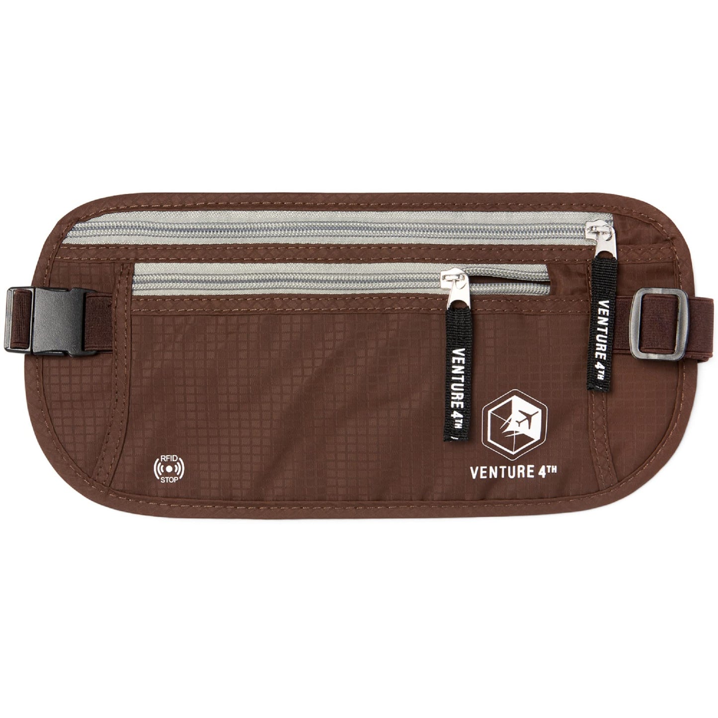 VENTURE 4TH Travel Money Belt - RFID Blocking (Gray)