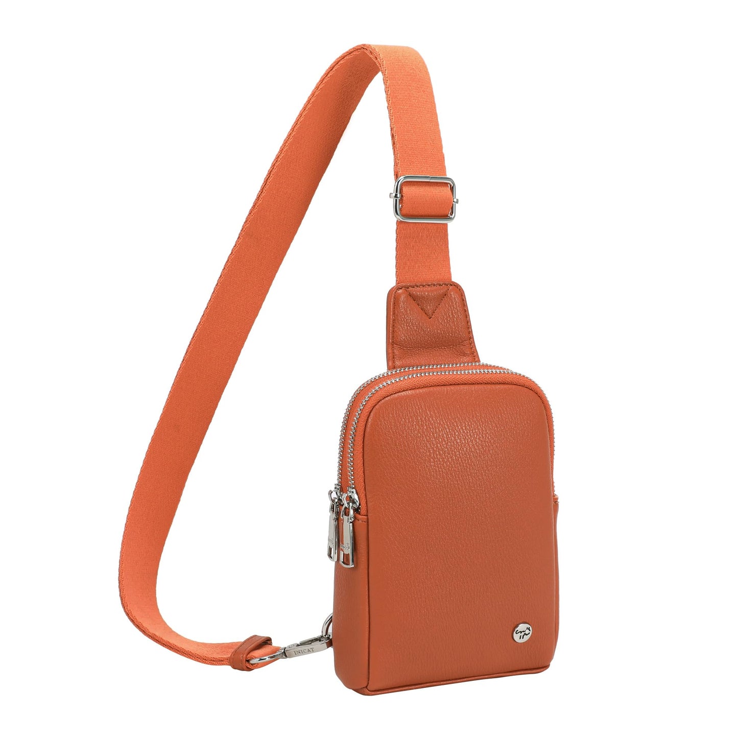 INICAT Travel Small Sling Bag Leather Crossbody Bags for Women Fanny Packs Cross Body Bag for Woman Cross Body Purses