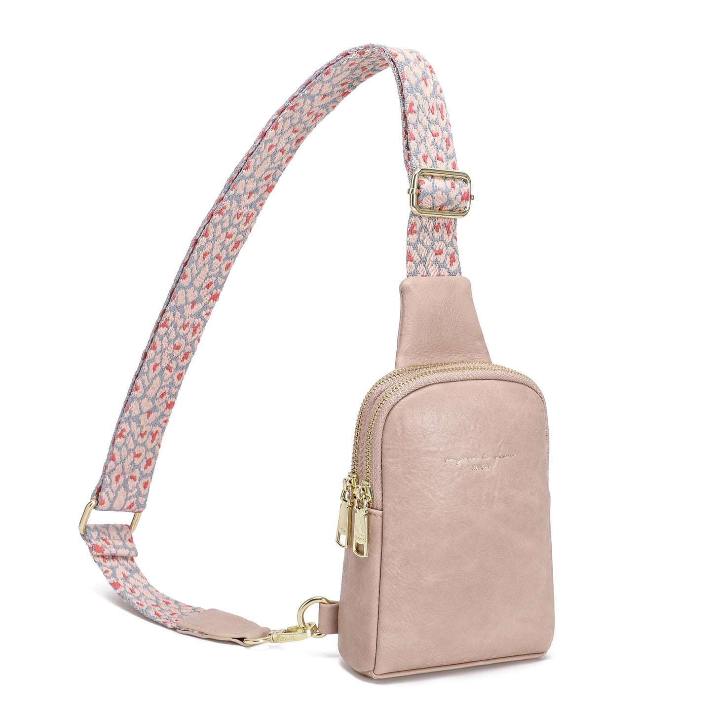 INICAT Travel Small Sling Bag Leather Crossbody Bags for Women Fanny Packs Cross Body Bag for Woman Cross Body Purses