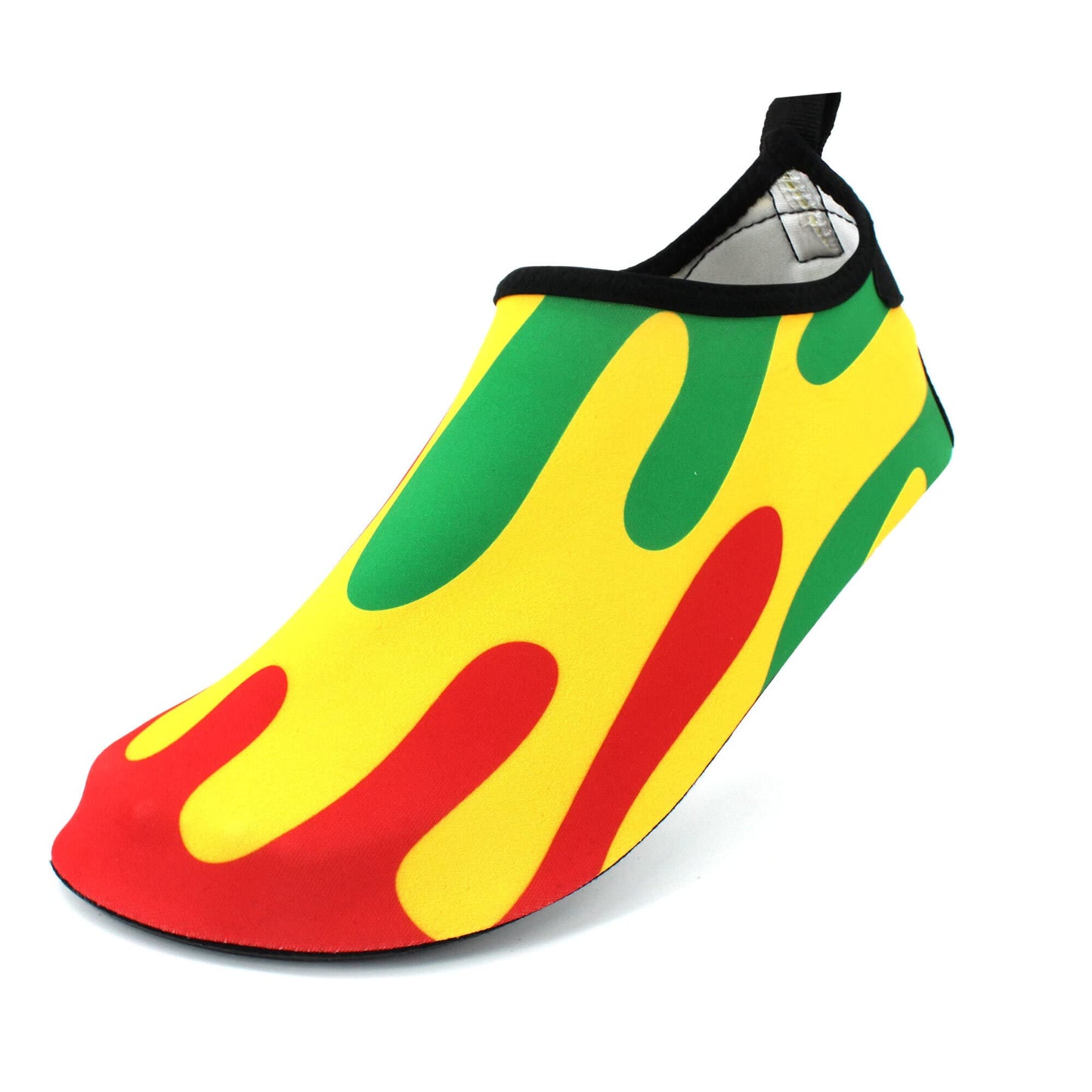 Water Shoes for Women and Men Quick-Dry Swim Beach Shoes for Outdoor Surfing Yoga Exercise Jamaica Flag Caribbean Reggae Rasta
