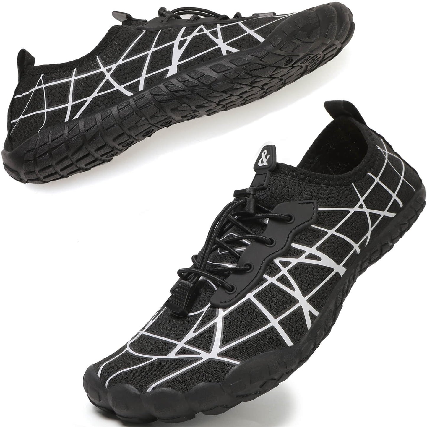 Quick Dry Barefoot Beach & Pool Shoes - Slip-on for Women & Men, Surf, Yoga & Water Sports