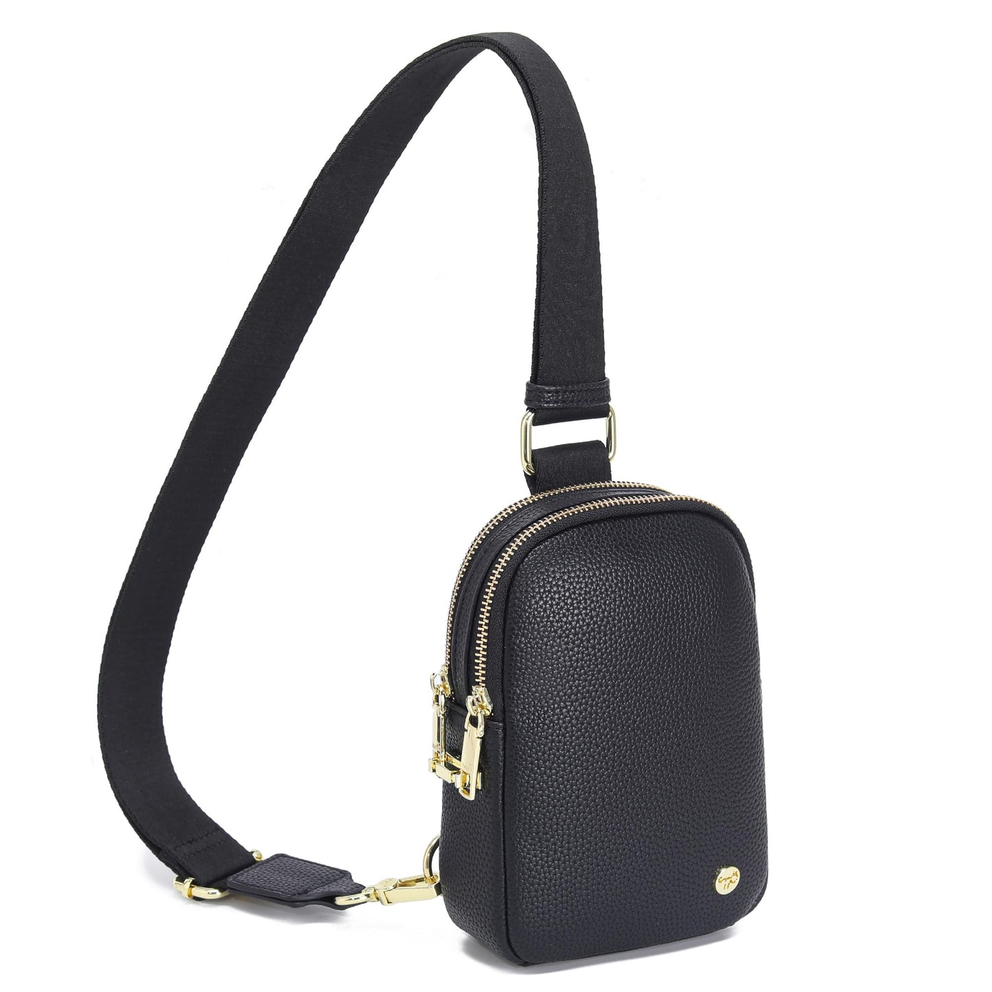 INICAT Travel Small Sling Bag Leather Crossbody Bags for Women Fanny Packs Cross Body Bag for Woman Cross Body Purses