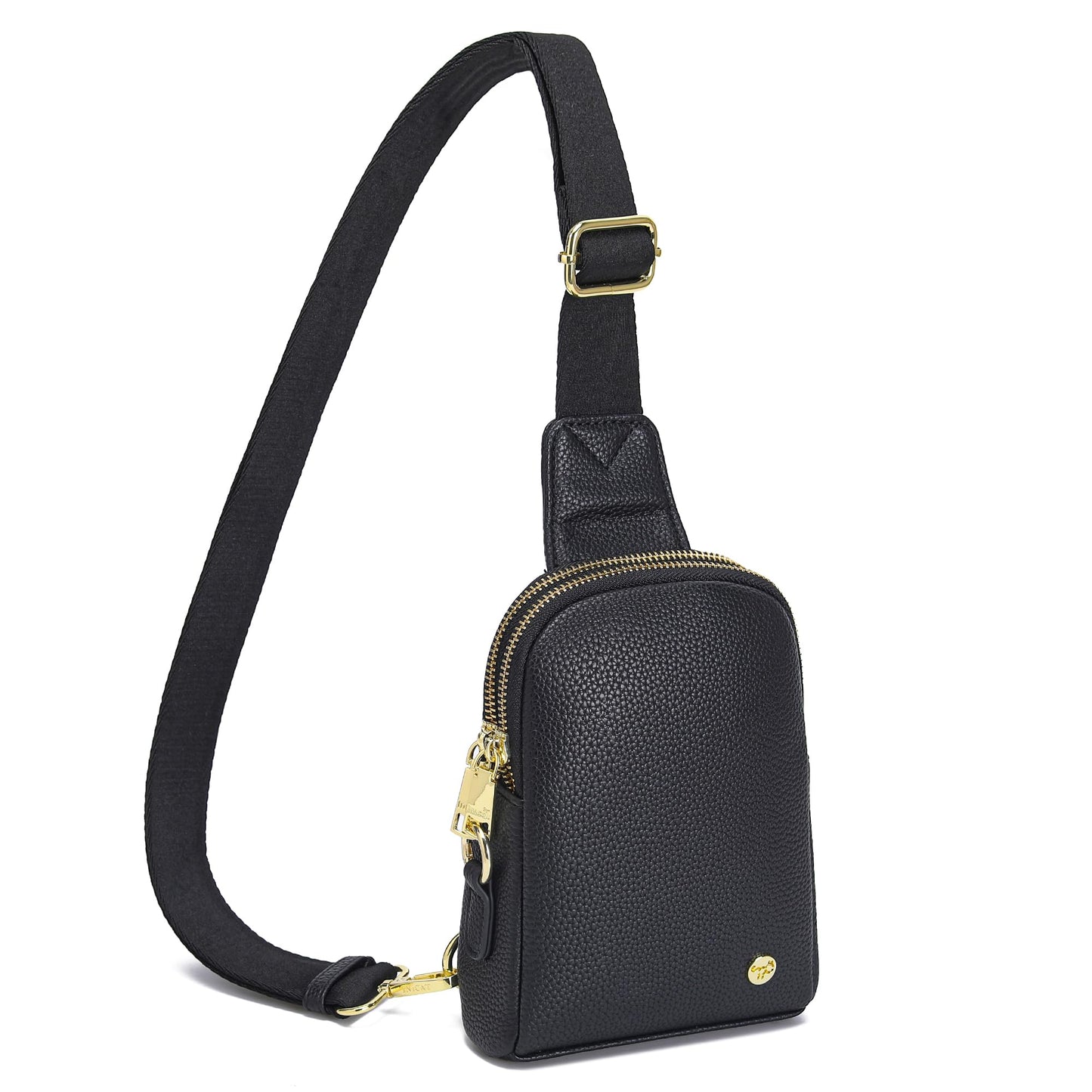 INICAT Travel Small Sling Bag Leather Crossbody Bags for Women Fanny Packs Cross Body Bag for Woman Cross Body Purses
