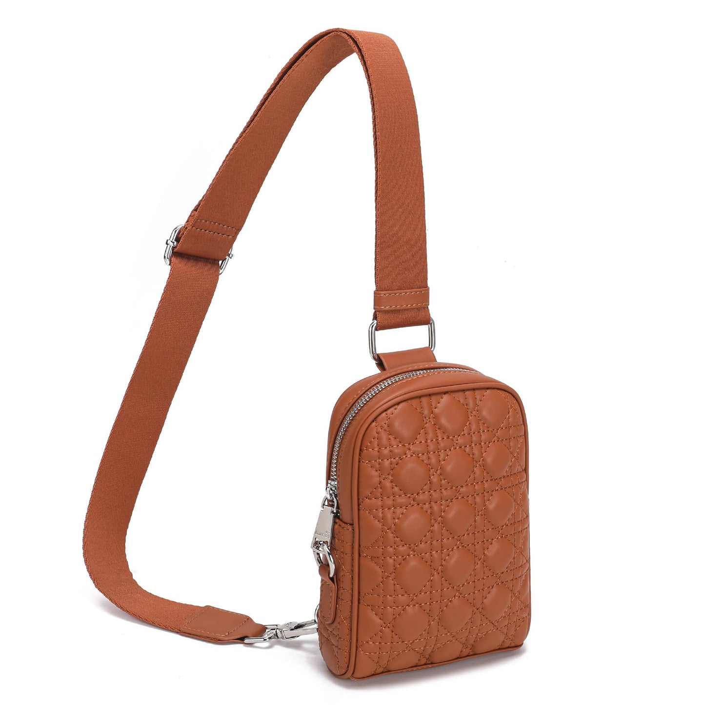 INICAT Travel Small Sling Bag Leather Crossbody Bags for Women Fanny Packs Cross Body Bag for Woman Cross Body Purses