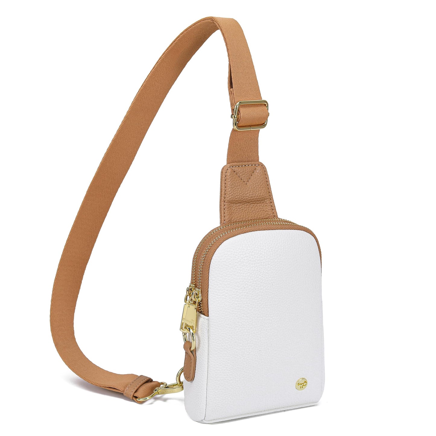 INICAT Travel Small Sling Bag Leather Crossbody Bags for Women Fanny Packs Cross Body Bag for Woman Cross Body Purses