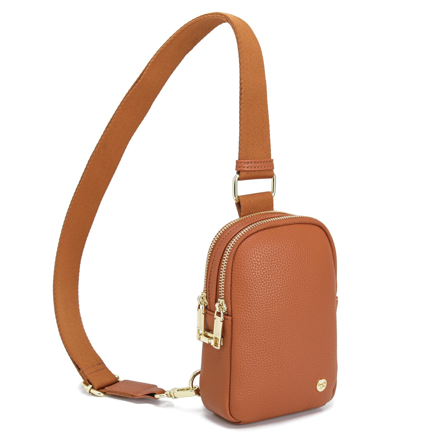INICAT Travel Small Sling Bag Leather Crossbody Bags for Women Fanny Packs Cross Body Bag for Woman Cross Body Purses