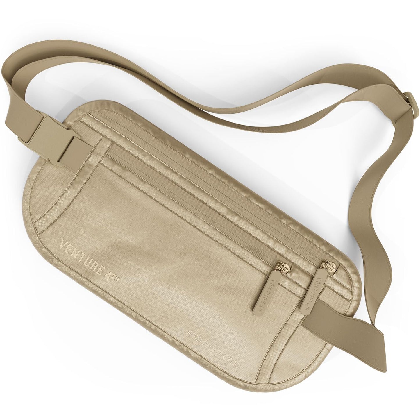 VENTURE 4TH Travel Money Belt - RFID Blocking (Gray)