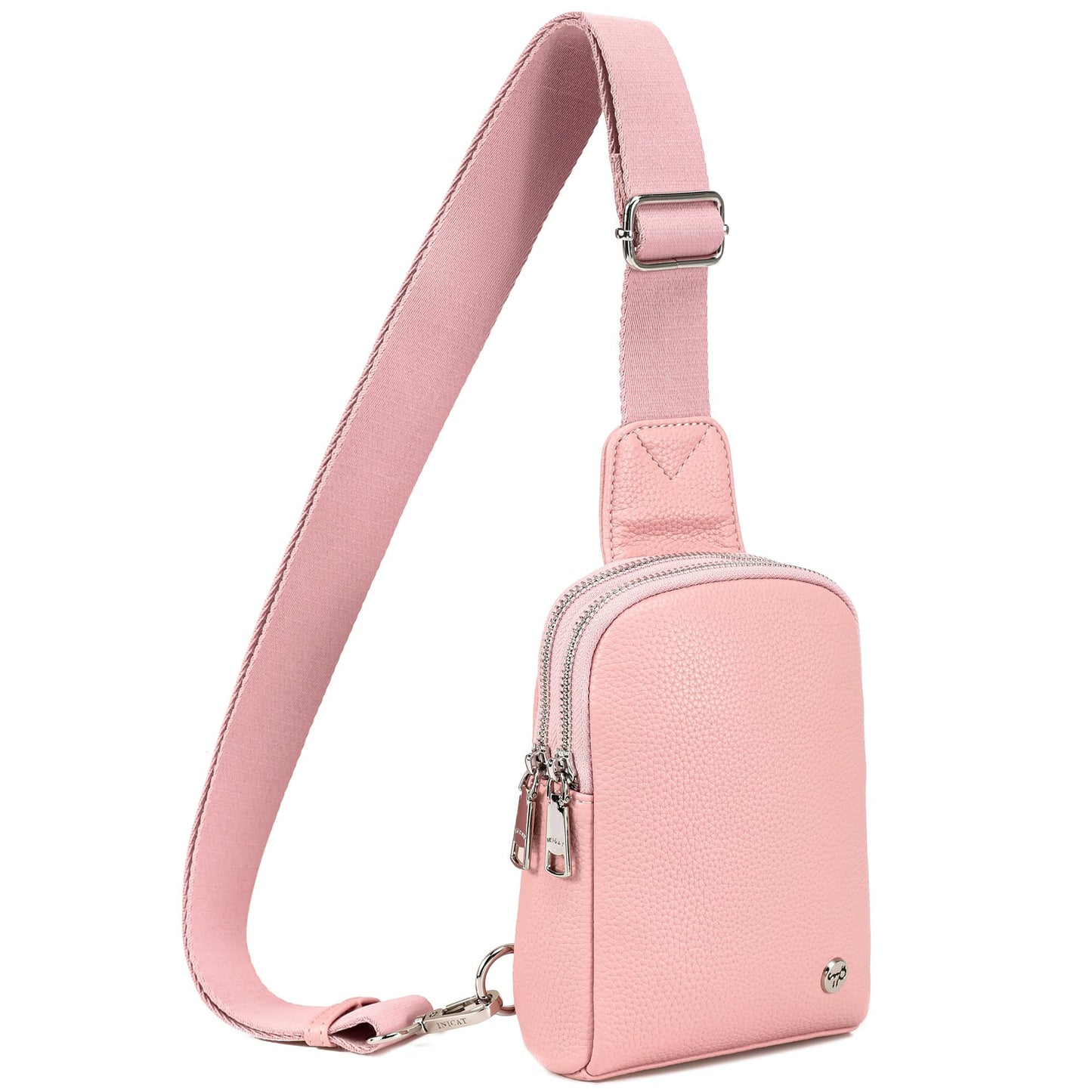 INICAT Travel Small Sling Bag Leather Crossbody Bags for Women Fanny Packs Cross Body Bag for Woman Cross Body Purses