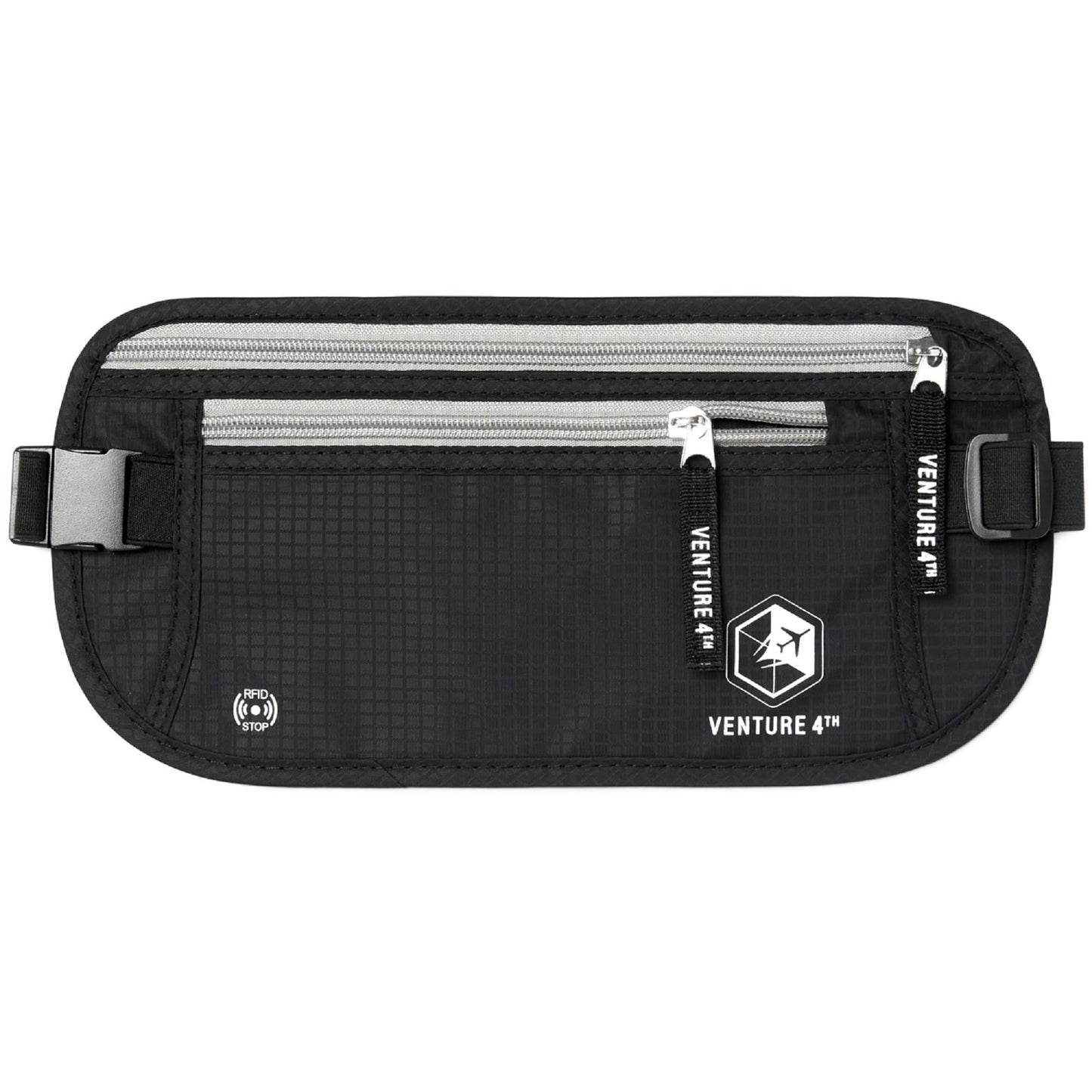 VENTURE 4TH Travel Money Belt - RFID Blocking (Gray)