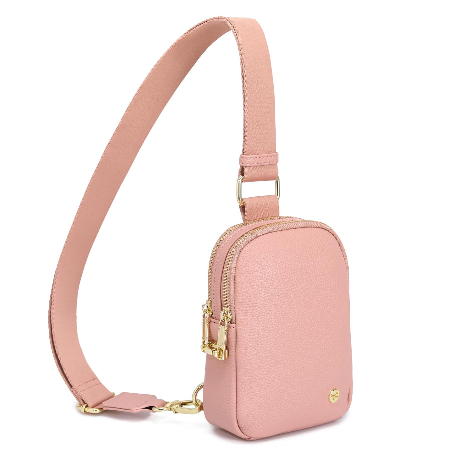 INICAT Travel Small Sling Bag Leather Crossbody Bags for Women Fanny Packs Cross Body Bag for Woman Cross Body Purses