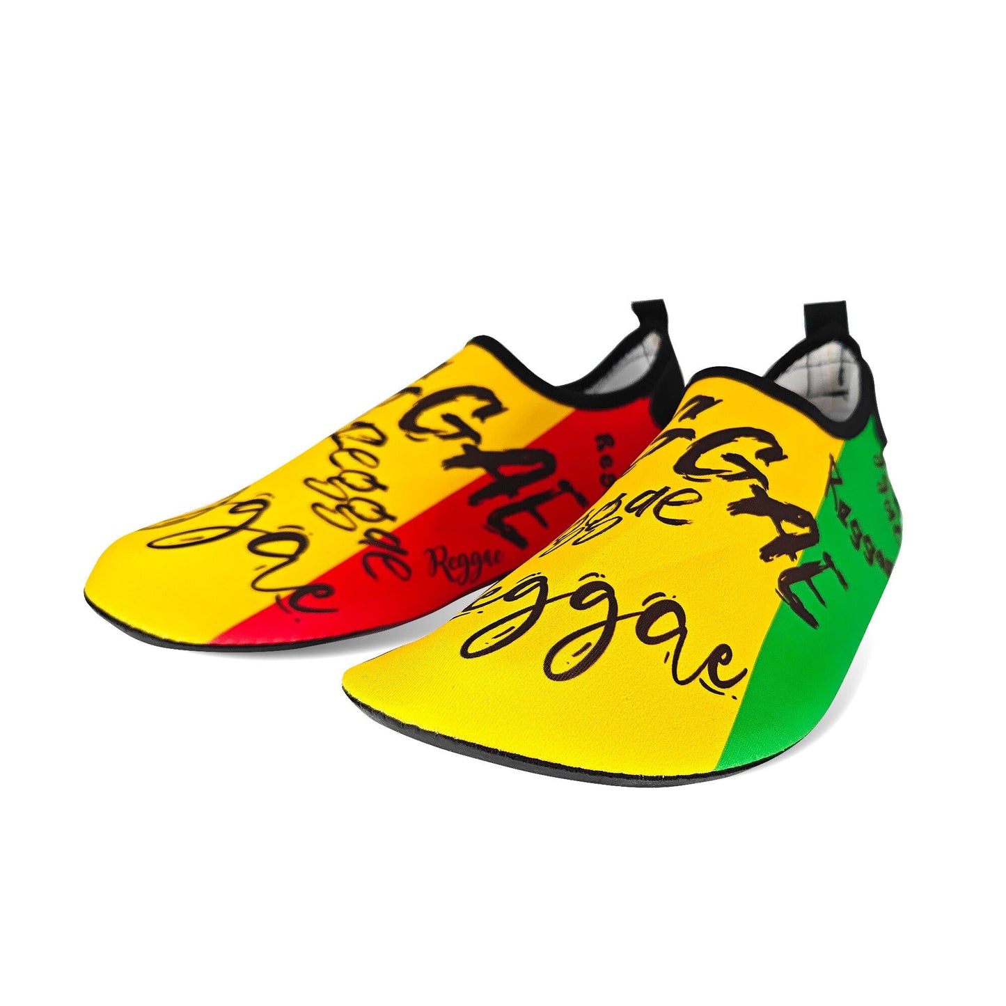 Water Shoes for Women and Men Quick-Dry Swim Beach Shoes for Outdoor Surfing Yoga Exercise Jamaica Flag Caribbean Reggae Rasta