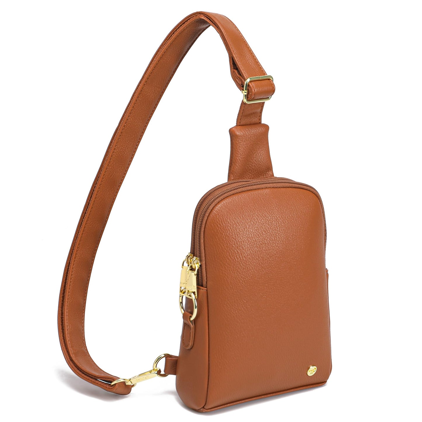 INICAT Travel Small Sling Bag Leather Crossbody Bags for Women Fanny Packs Cross Body Bag for Woman Cross Body Purses