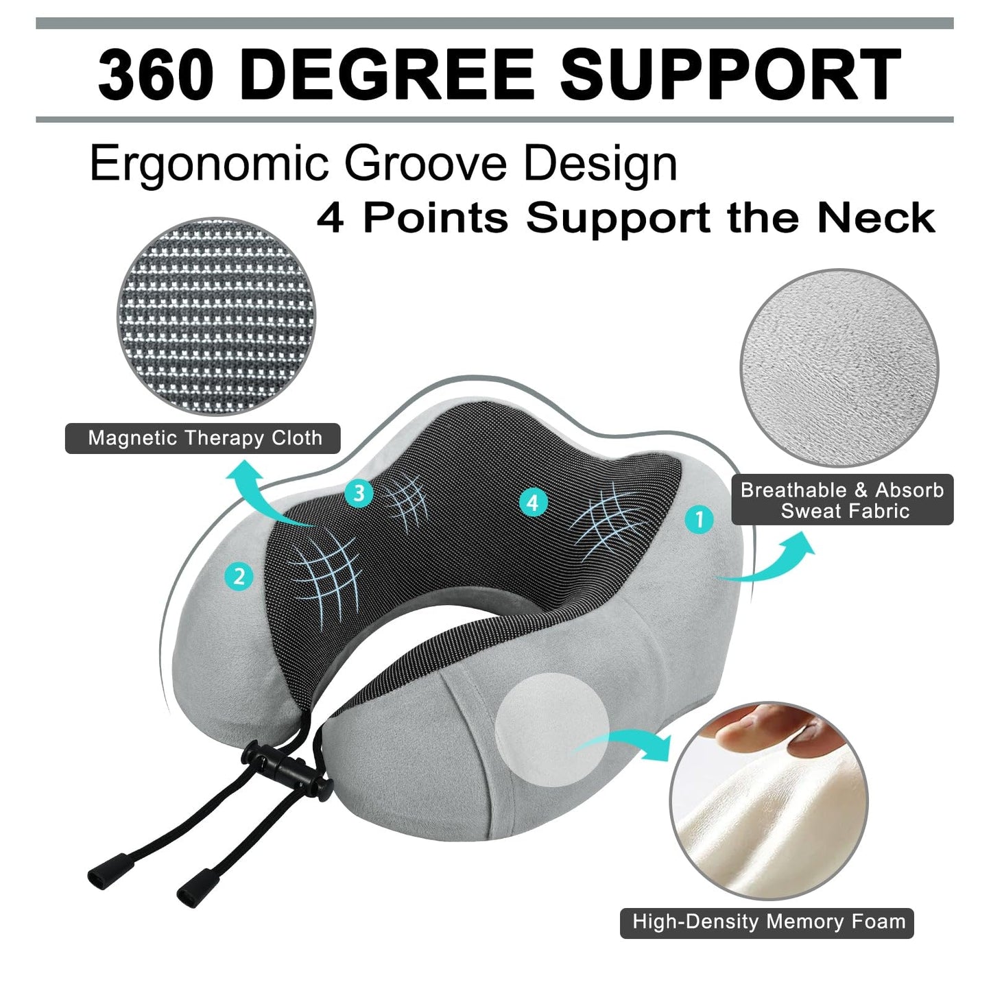 Travel Pillow and Blanket Set Neck Pillows Travel Essentials with Sleep Mask for Airplane Car Memory Foam Pink