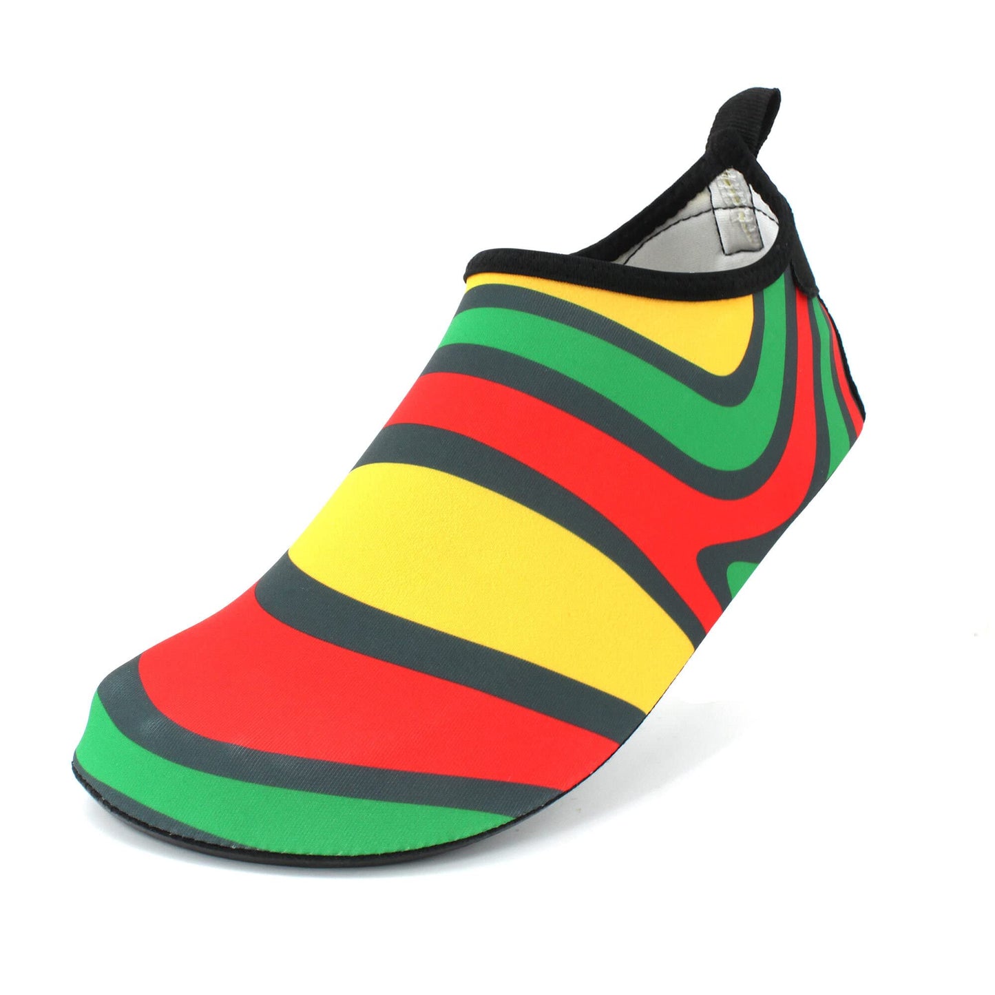 Water Shoes for Women and Men Quick-Dry Swim Beach Shoes for Outdoor Surfing Yoga Exercise Jamaica Flag Caribbean Reggae Rasta