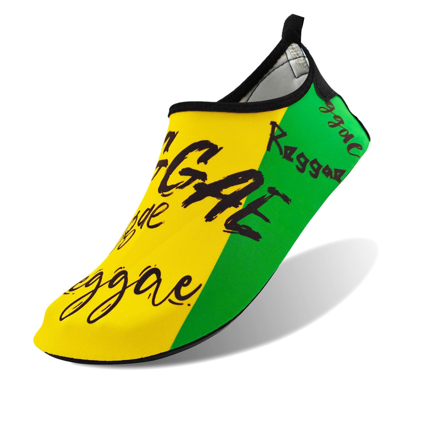 Water Shoes for Women and Men Quick-Dry Swim Beach Shoes for Outdoor Surfing Yoga Exercise Jamaica Flag Caribbean Reggae Rasta