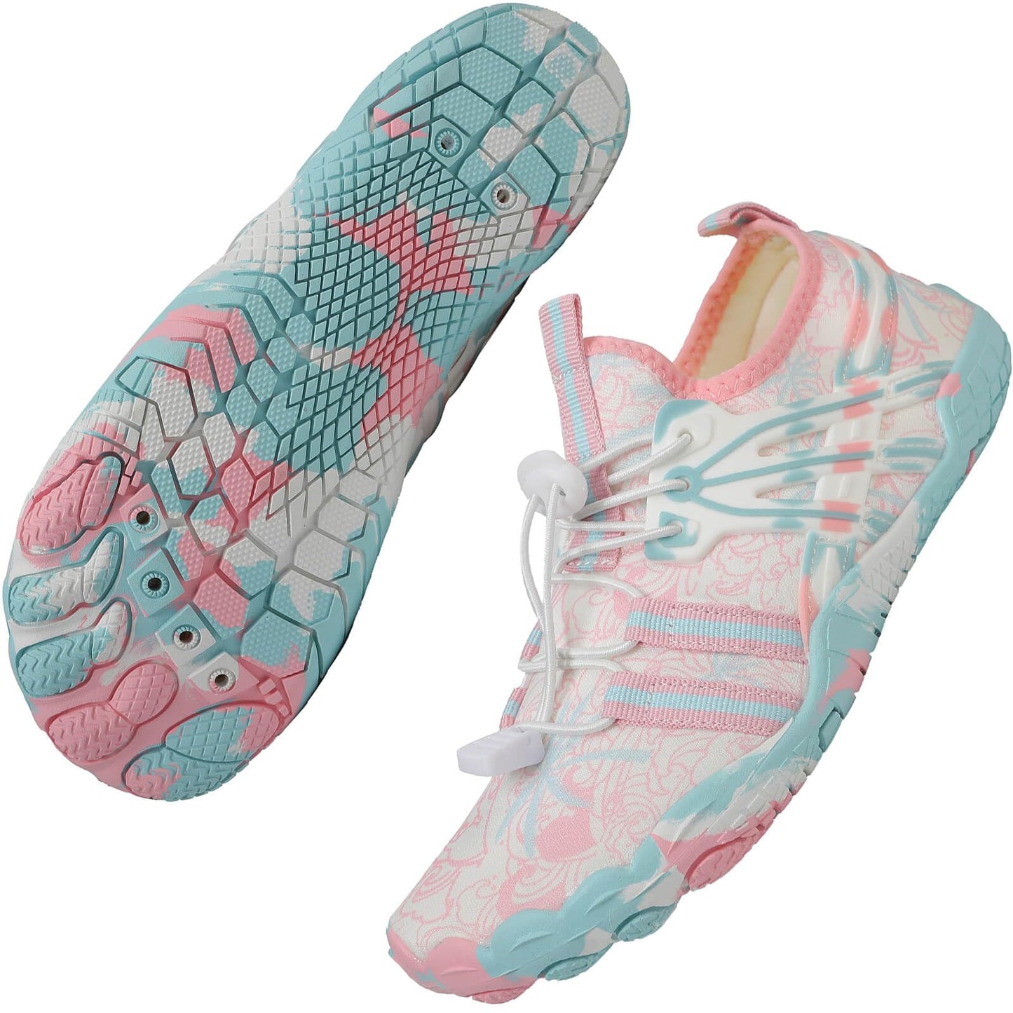 Quick Dry Barefoot Beach & Pool Shoes - Slip-on for Women & Men, Surf, Yoga & Water Sports