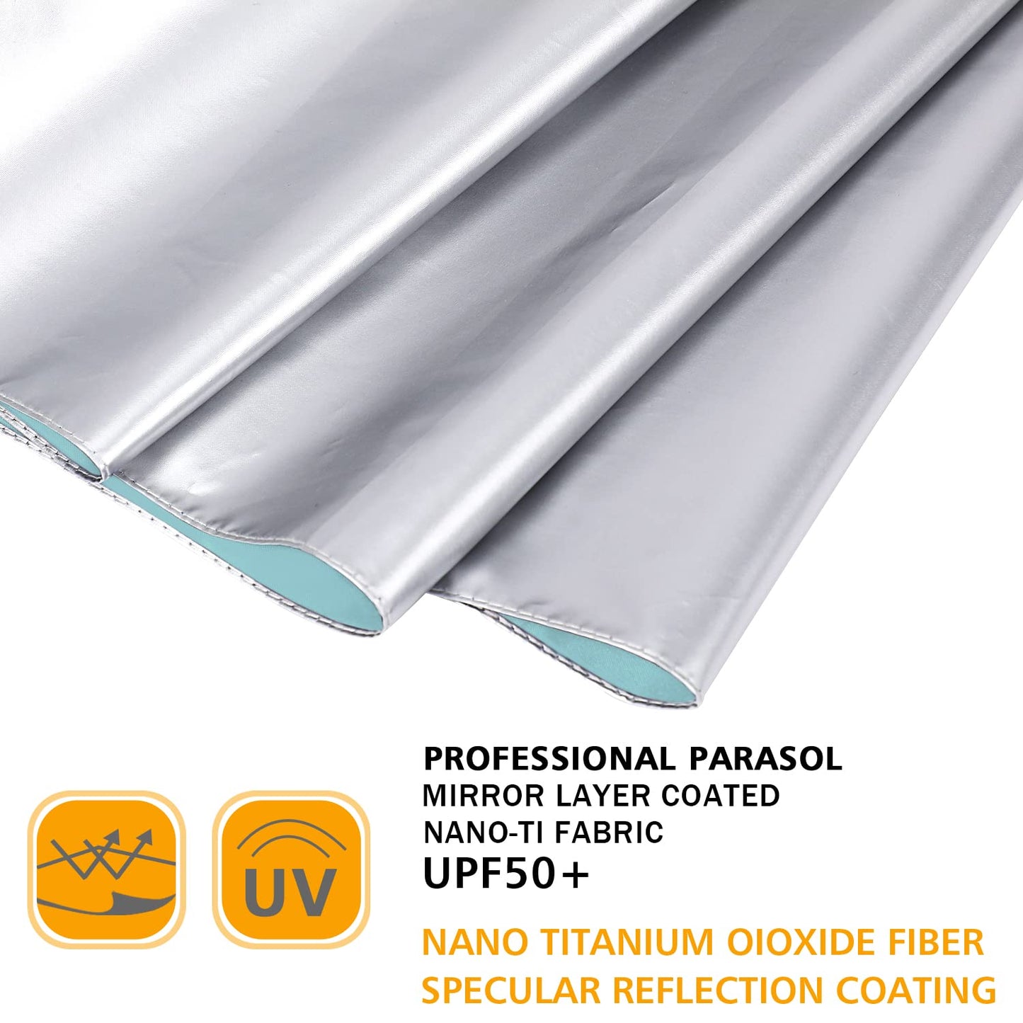 G4Free UPF 50+ UV Protection Large Travel Umbrella 42/46 Inch Auto Open Close Windproof Sun Blocking Umbrella