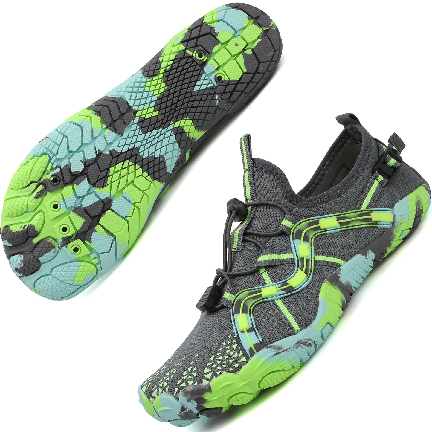 Quick Dry Barefoot Beach & Pool Shoes - Slip-on for Women & Men, Surf, Yoga & Water Sports