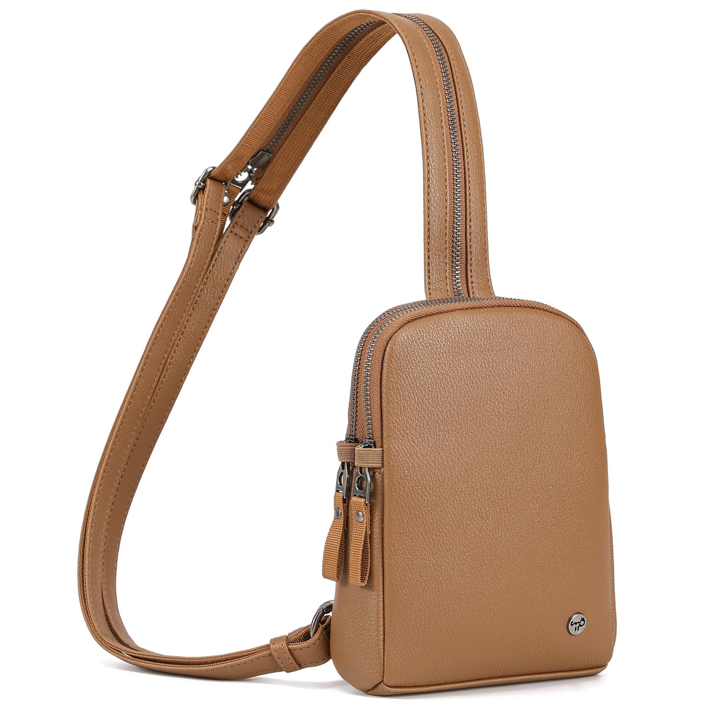 INICAT Travel Small Sling Bag Leather Crossbody Bags for Women Fanny Packs Cross Body Bag for Woman Cross Body Purses