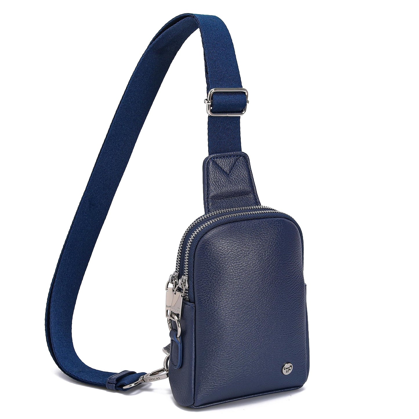 INICAT Travel Small Sling Bag Leather Crossbody Bags for Women Fanny Packs Cross Body Bag for Woman Cross Body Purses