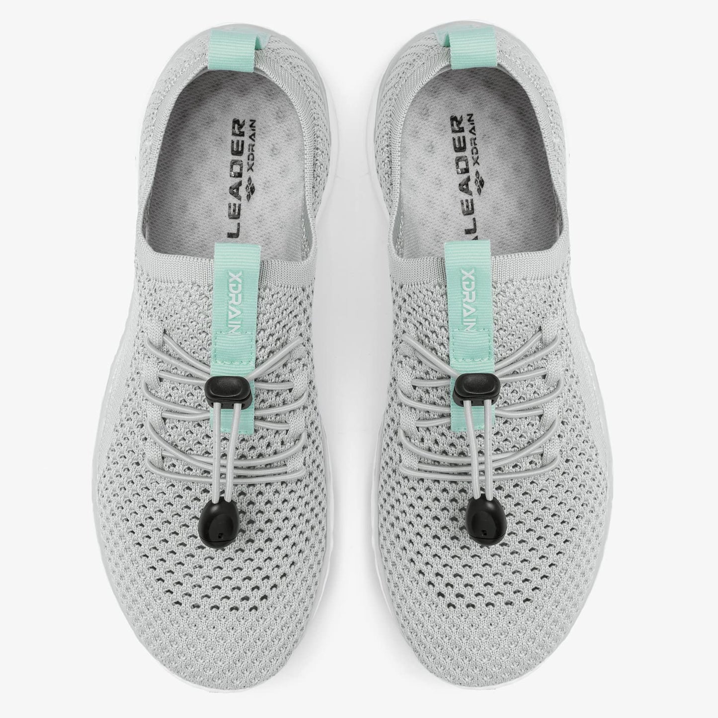 ALEADER Xdrain Women's Water Shoes Mesh Slip On Aqua Shoes for Beach, Swimming, Travel & Tennis