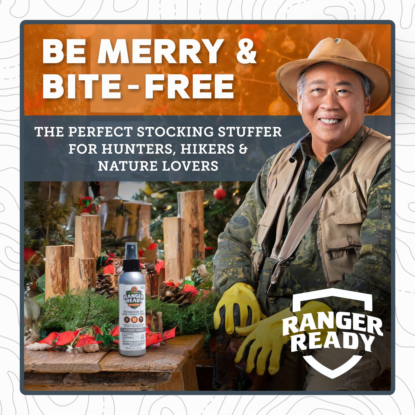 Ranger Ready Repellents Picaridin Insect Repellent Spray - Mosquito Repellent and Tick Spray, Scent Zero, Travel Size Bug Spray (3.4 oz, Pack of 1)